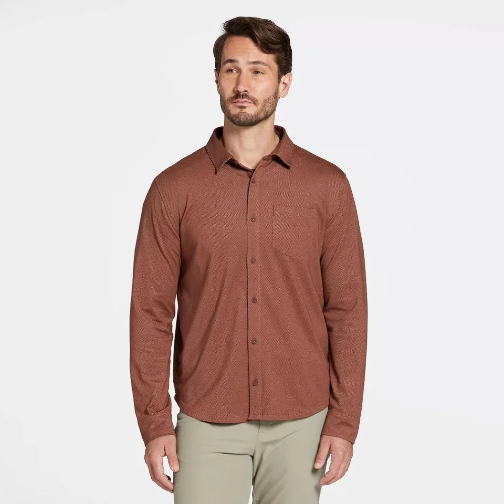 VRST Men's Long Sleeve Button Down Shirt - Picture 1 of 4